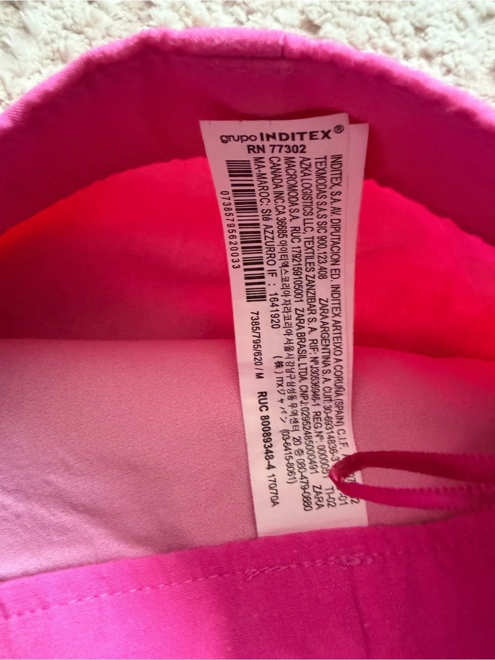 Zara Hot Pink Tailored Skort - Picture 6 of 9